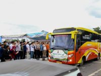 Gubernur Kalteng Agustiar Sabran Resmi Lepas 626 Pemudik Lewat Program Angkutan Mudik Gratis 2026 dari Bundaran Besar Palangka Raya